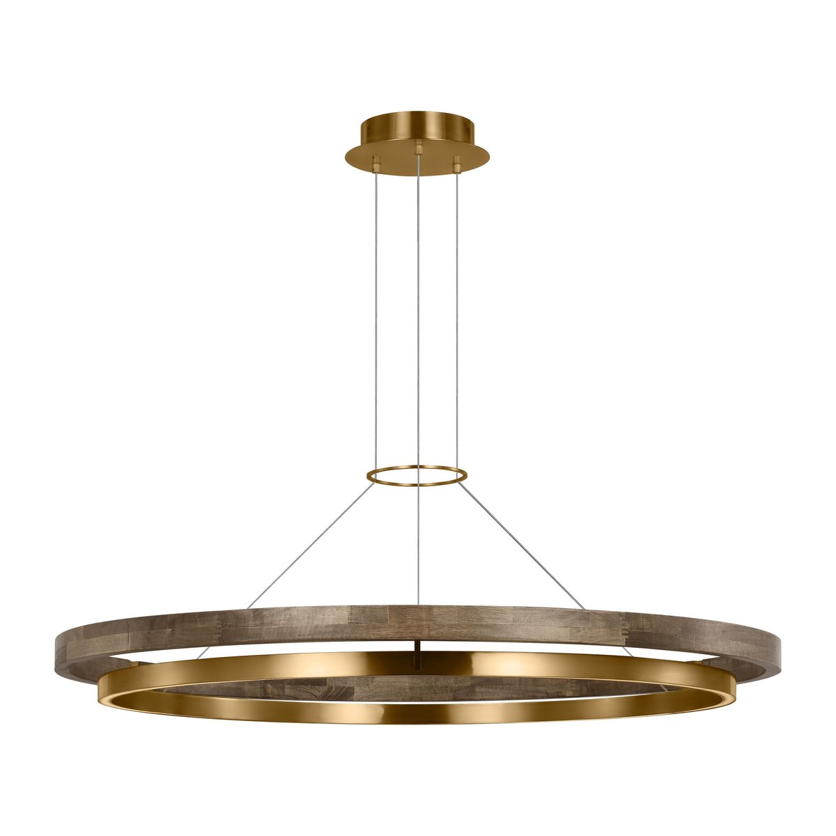 Grace Brass and Wood Chandelier 24" 30'' 36'' 48" 65''D-Nobipets