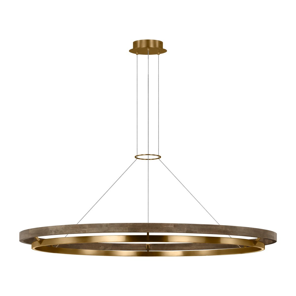 Grace Brass and Wood Chandelier 24" 30'' 36'' 48" 65''D-Nobipets