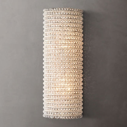 Halo Crystal Sconce 21"H