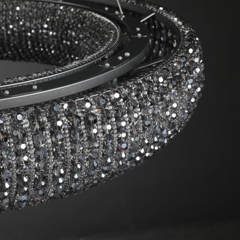 Halo Round Chandelier-Nobipets