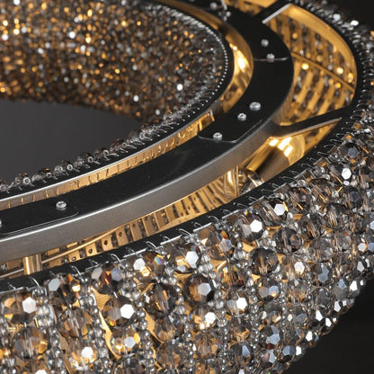 Halo Round Chandelier-Nobipets