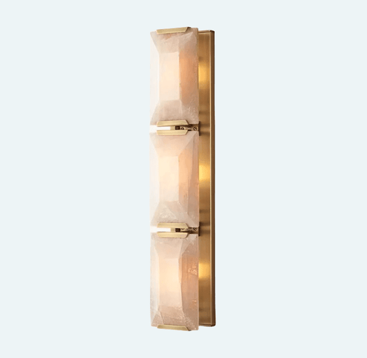 Harlow Calcite Triple Wall Sconce
