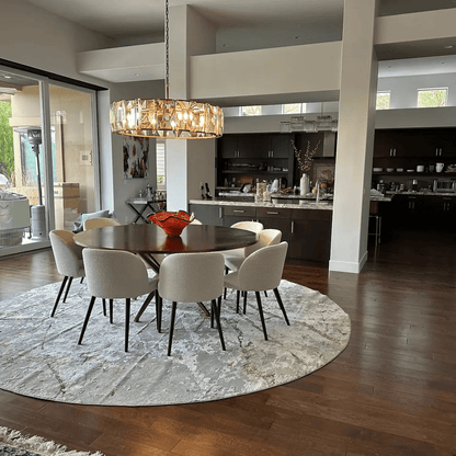 Harlow Multicurve Crystal Round Chandelier-Nobipets