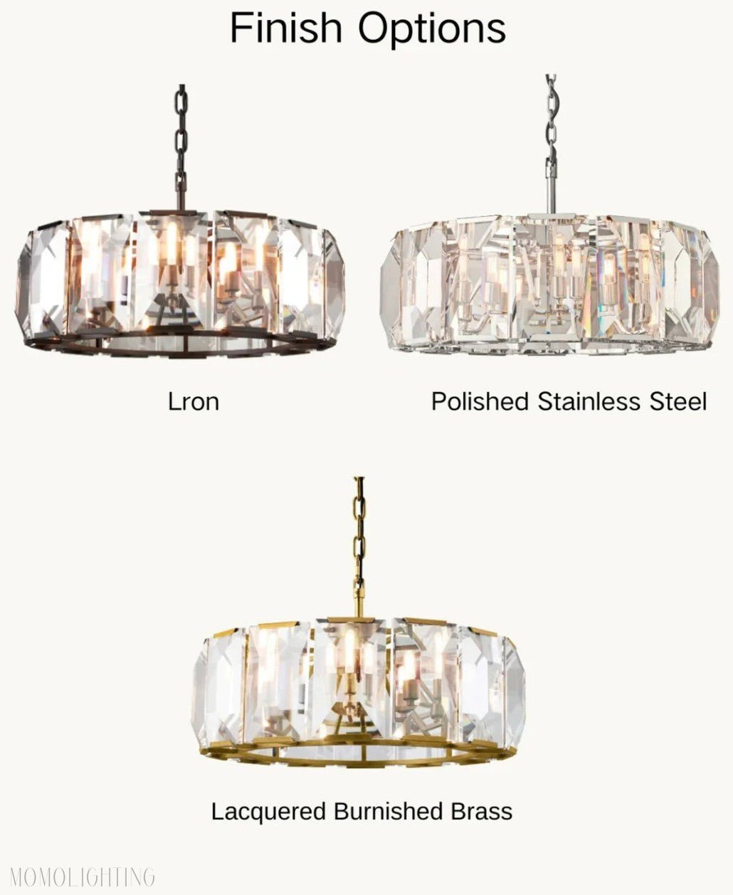 Harlow Multicurve Crystal Round Chandelier-Nobipets