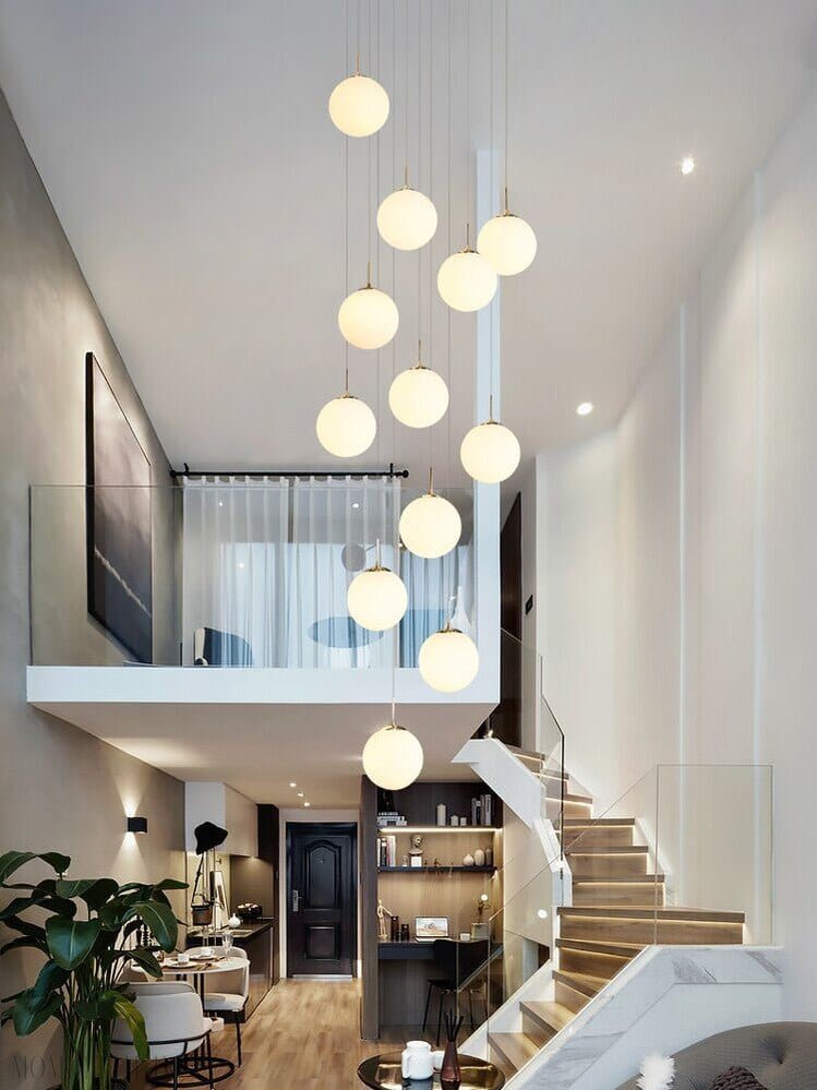 Harriet Orb Foyer Chandelier-Nobipets