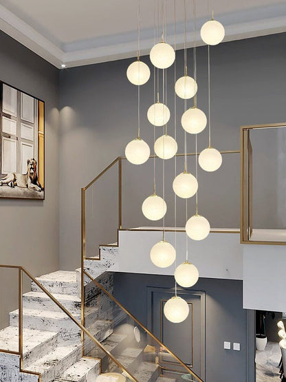 Harriet Orb Foyer Chandelier-Nobipets