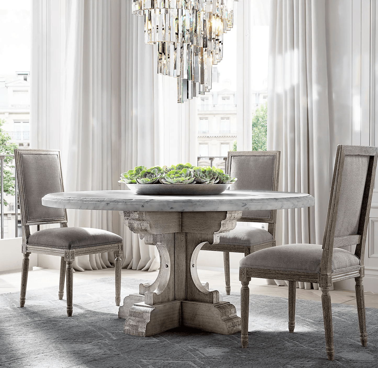 Odeon Spiral Crystal Chandelier 36"- 70"-Nobipets