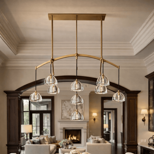 Hemispher Linear Chandelier