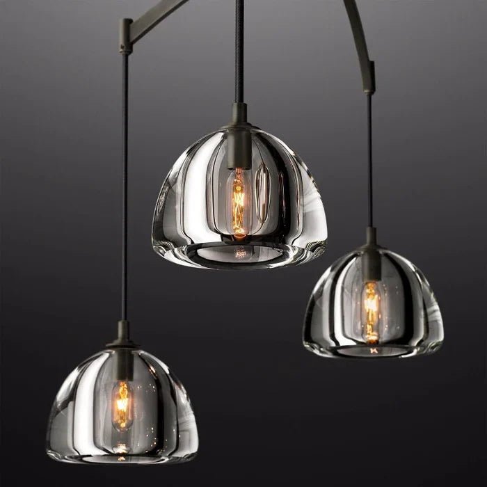 Hemisphere Linear Chandelier 54”