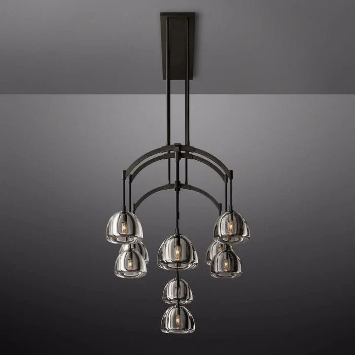 Hemisphere Linear Chandelier 54”