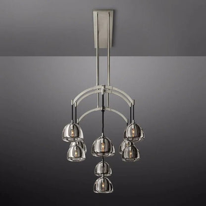 Hemisphere Linear Chandelier 54”