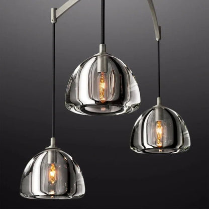 Hemisphere Linear Chandelier 54”