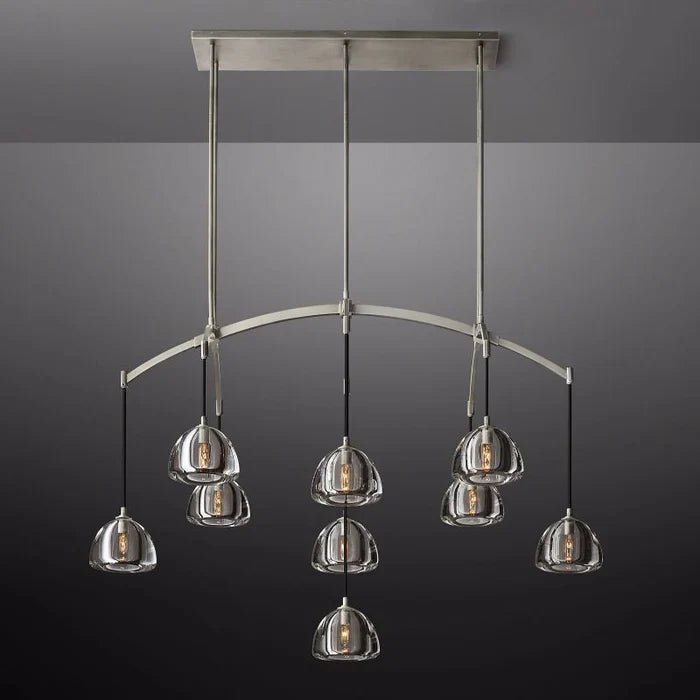 Hemisphere Linear Chandelier 54”