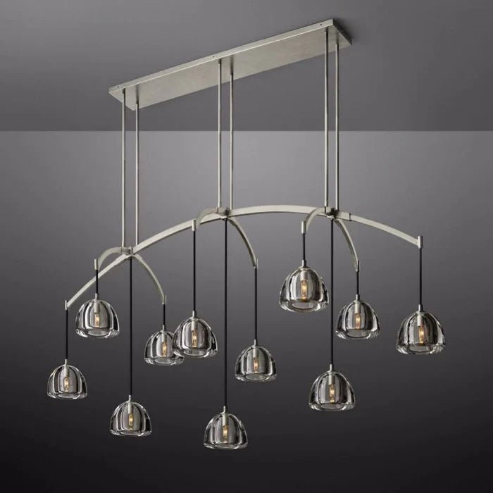 Hemisphere Linear Chandelier 72”
