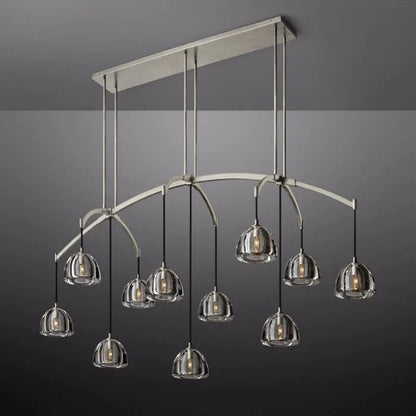 Hemisphere Linear Chandelier 72”