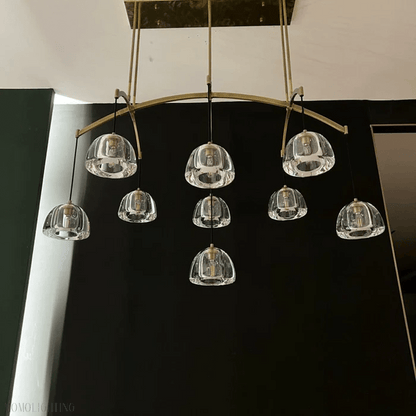Hemisphere Linear Chandelier 72”-Nobipets