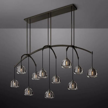 Hemisphere Linear Chandelier 72”