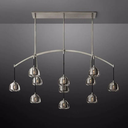 Hemisphere Linear Chandelier 72”