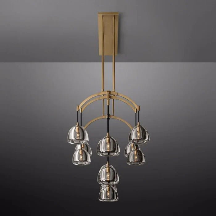 Hemisphere Linear Chandelier 72”