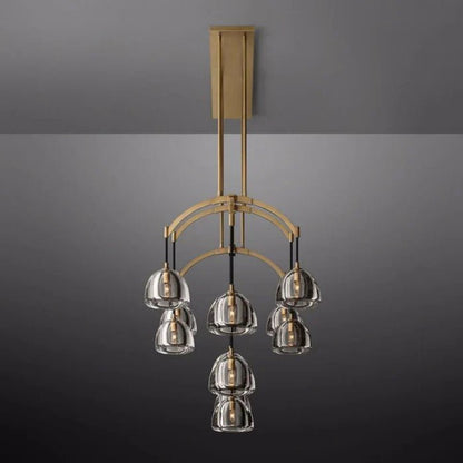 Hemisphere Linear Chandelier 72”
