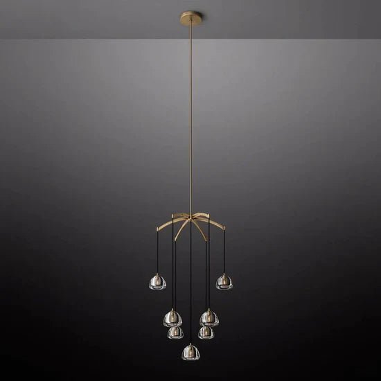 Hemisphere Round Chandelier 36″ 48” 60”