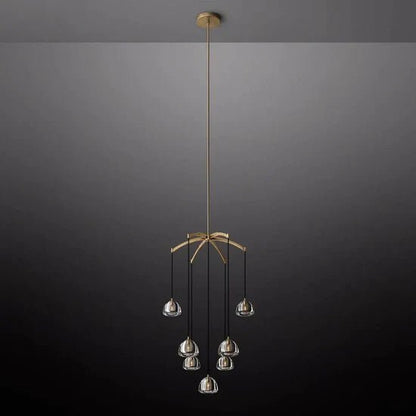 Hemisphere Round Chandelier 36″ 48” 60”