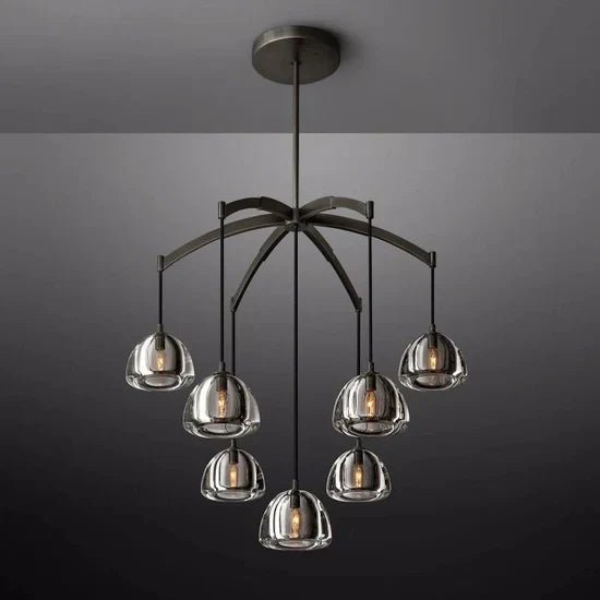 Hemisphere Round Chandelier 36″ 48” 60”