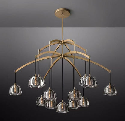 Hemisphere Round Chandelier 36″ 48” 60”-Nobipets