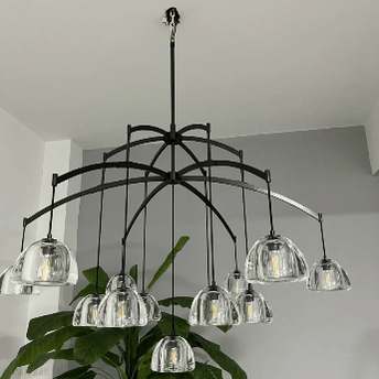 Hemisphere Round Chandelier 36″ 48” 60”-Nobipets