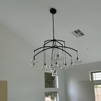 Hemisphere Round Chandelier 36″ 48” 60”-Nobipets