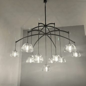 Hemisphere Round Chandelier 36″ 48” 60”-Nobipets