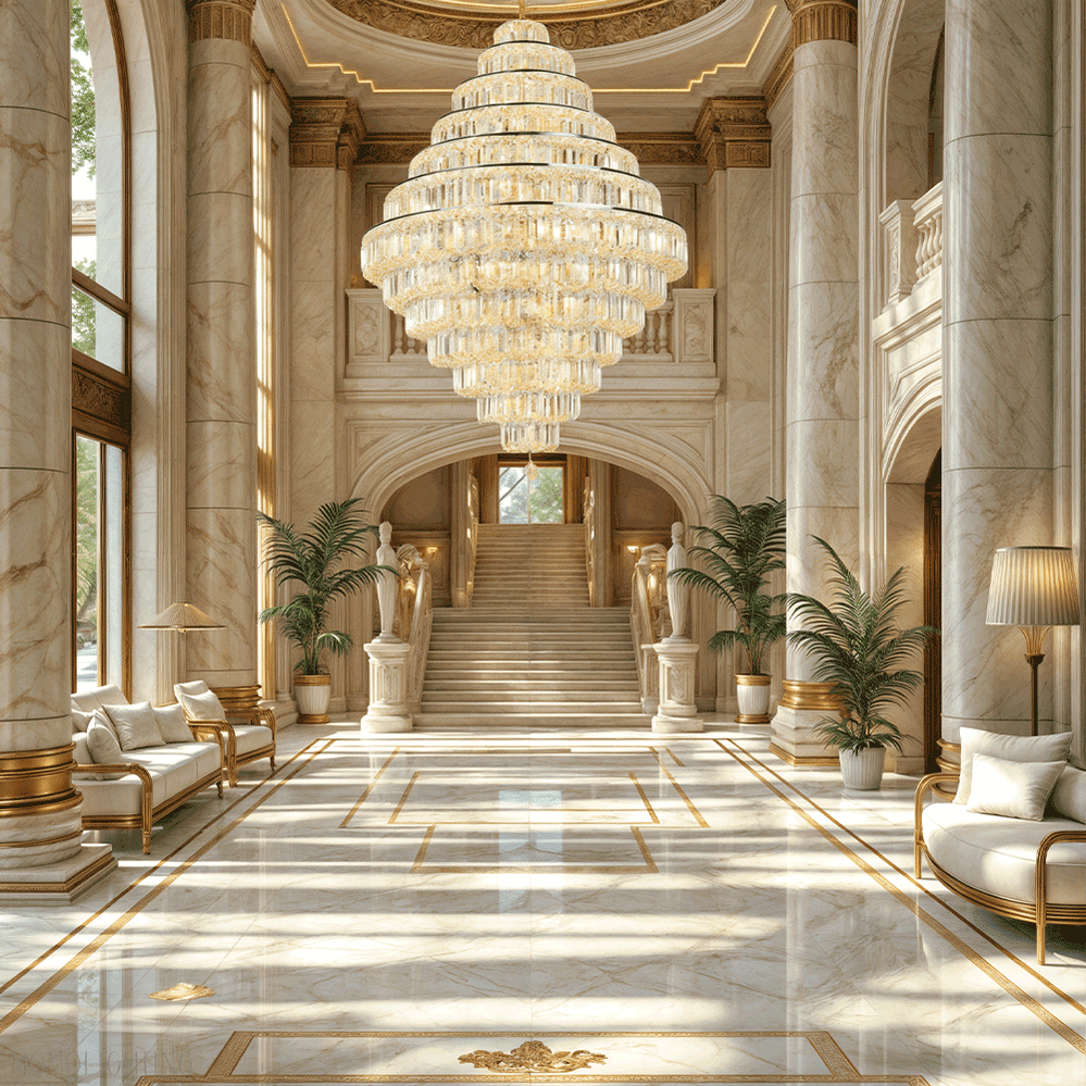 Hilton Foyer & Staircase Chandelier-Nobipets