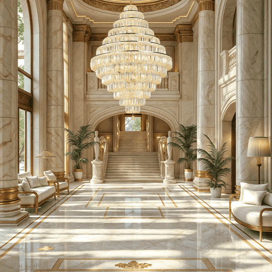 Hilton Foyer & Staircase Chandelier-Nobipets