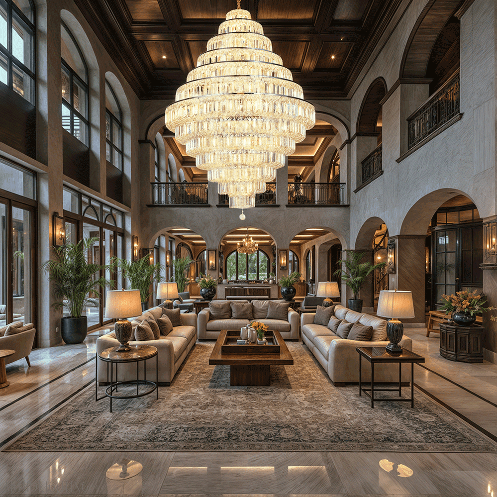 Hilton Foyer & Staircase Chandelier-Nobipets