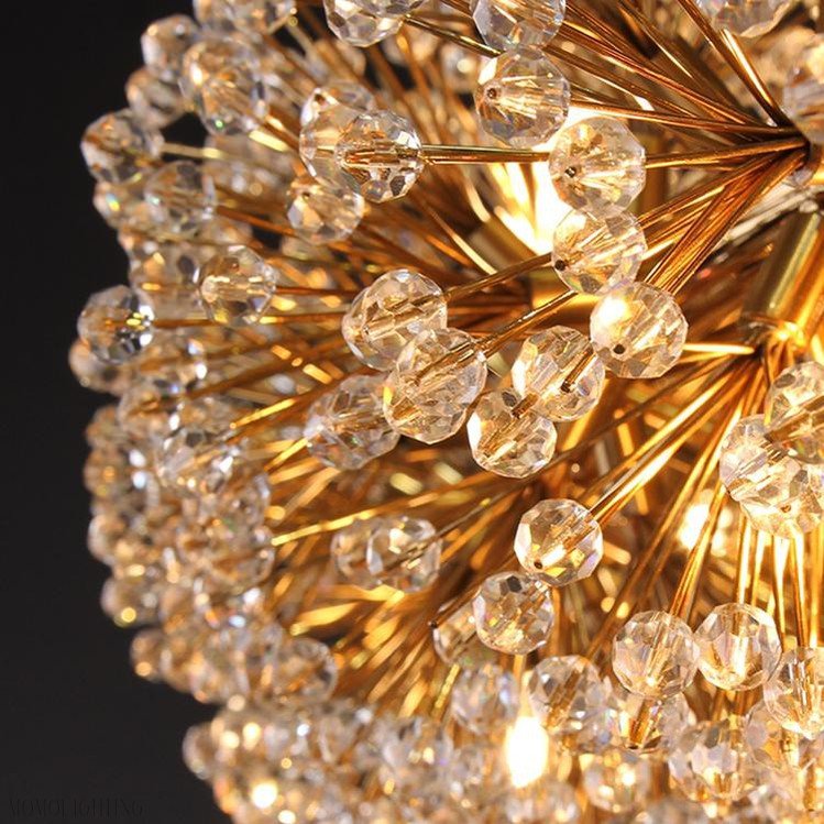 Iissabelle Flower Crystal Chandelier-Nobipets
