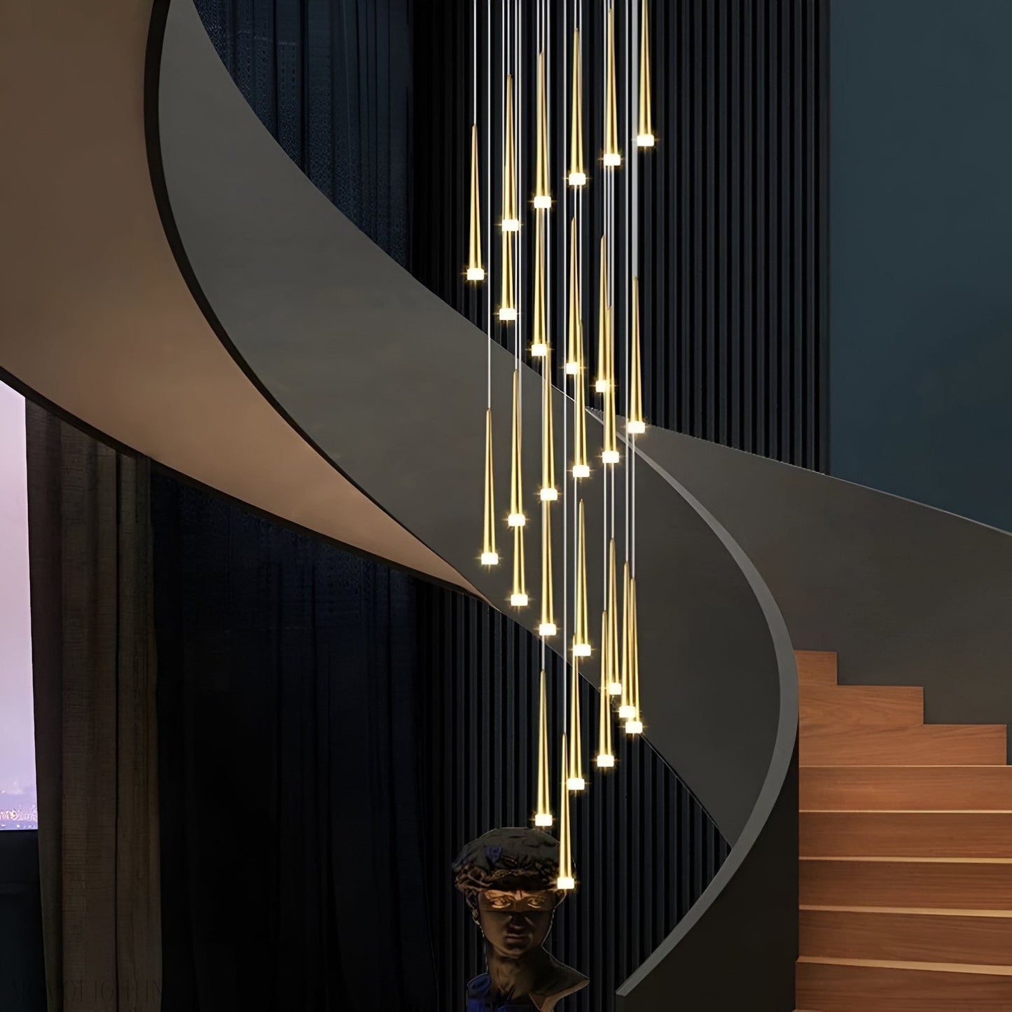 Imogene Round & Rectangular Chandelier-Nobipets