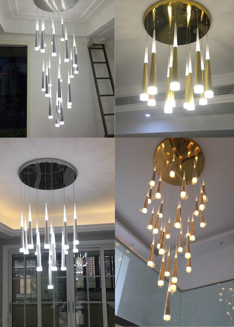 Imogene Round & Rectangular Chandelier-Nobipets
