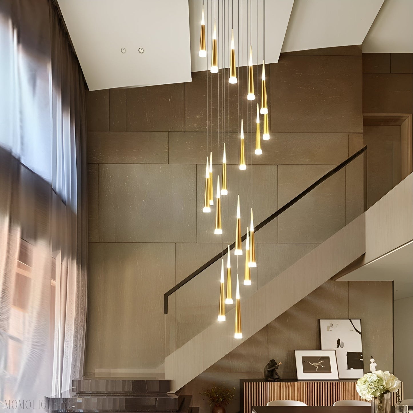 Imogene Round & Rectangular Chandelier-Nobipets