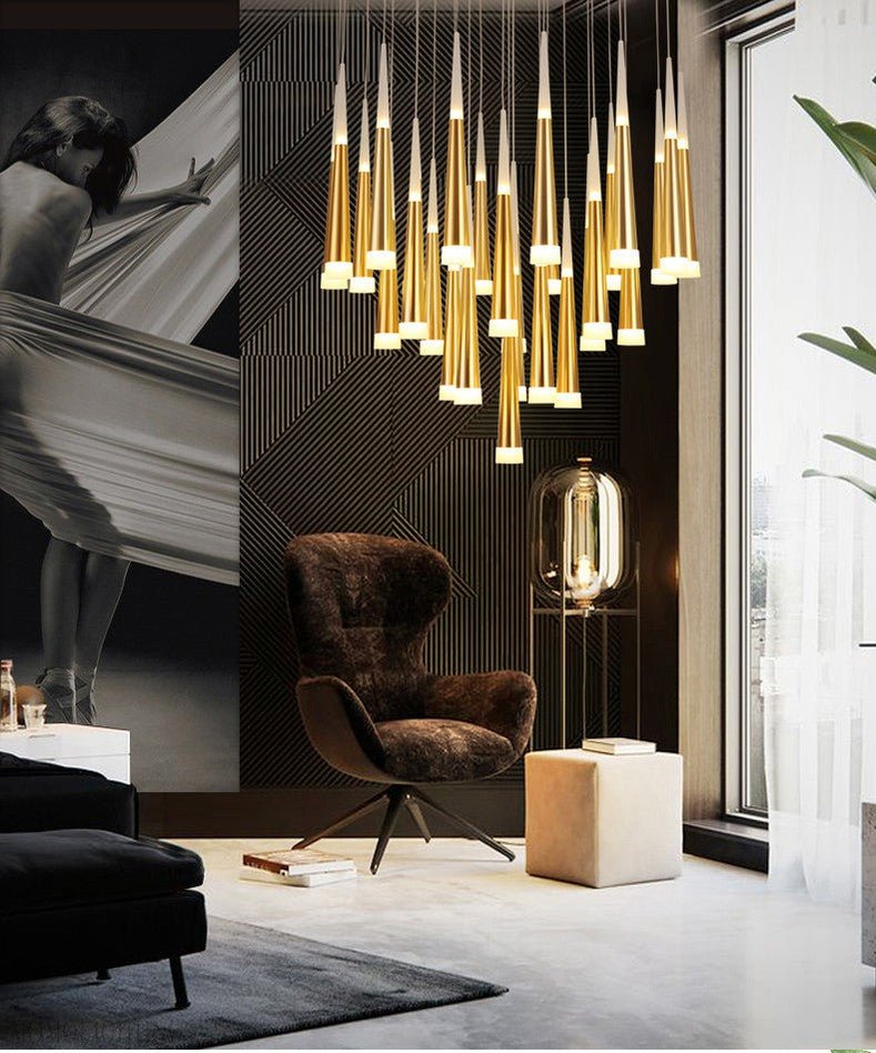 Imogene Round & Rectangular Chandelier-Nobipets
