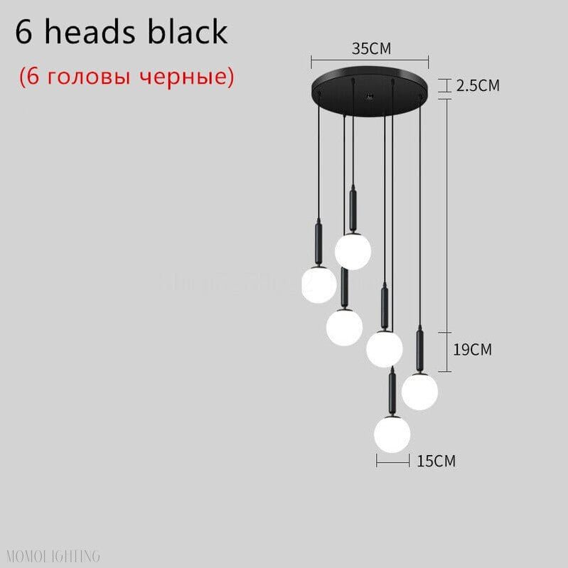 Jane Balls Foyer Living Room Chandelier 3 Sizes-Nobipets