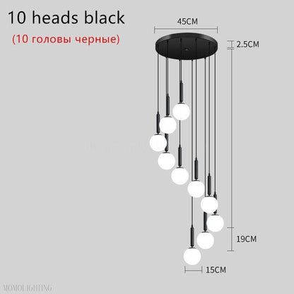 Jane Balls Foyer Living Room Chandelier 3 Sizes-Nobipets