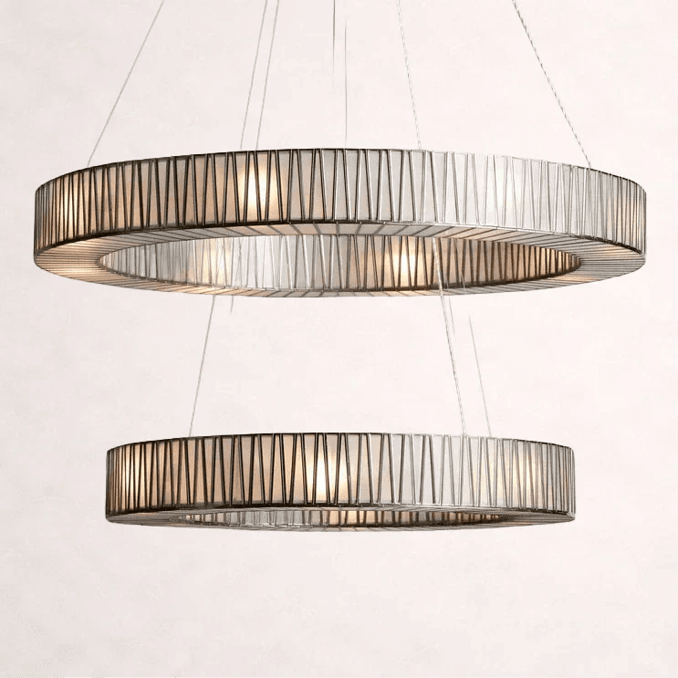 Jeunet 2-Tier Round Chandelier