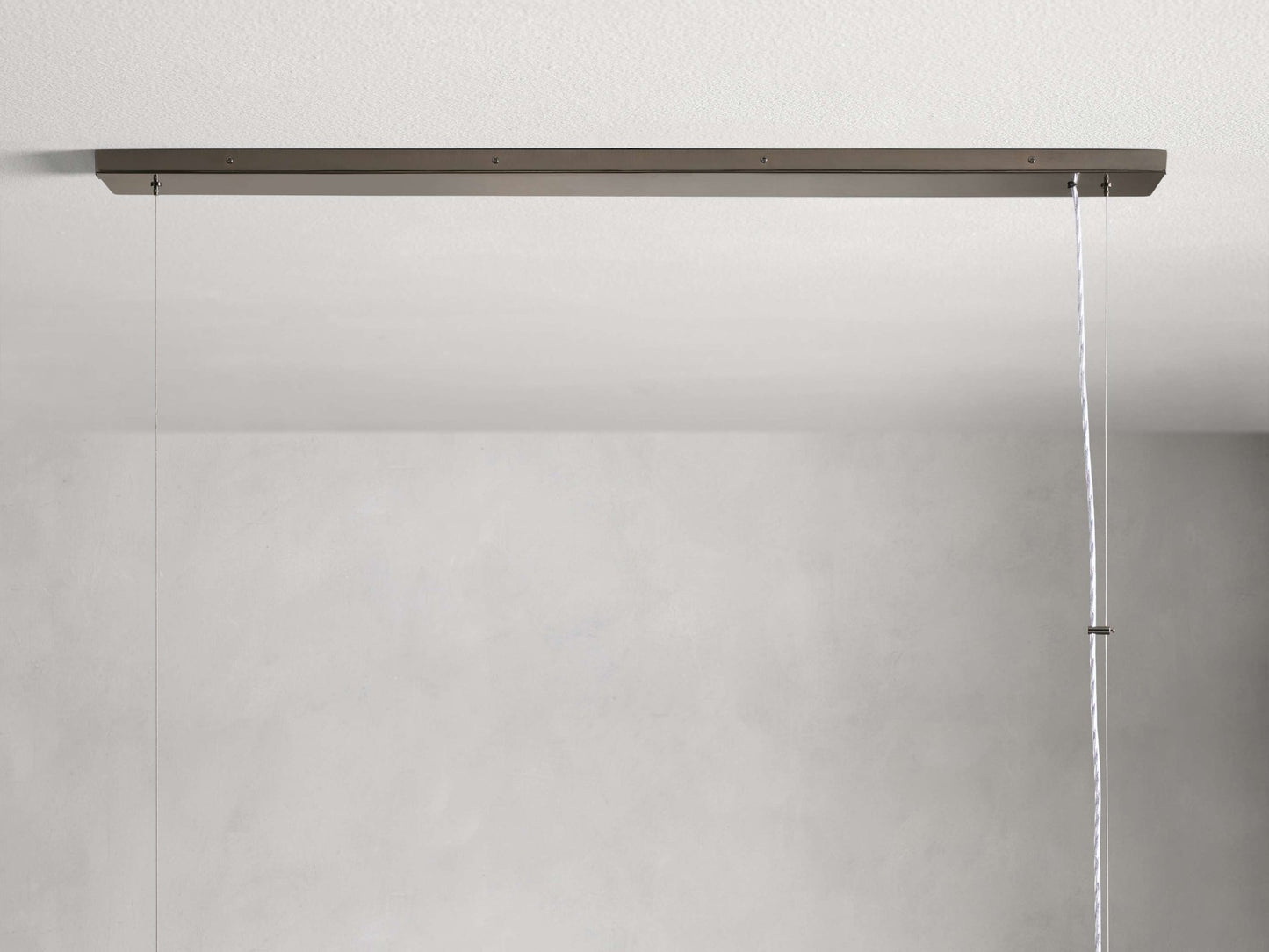Jeunet Rectangular Chandelier in Nickel