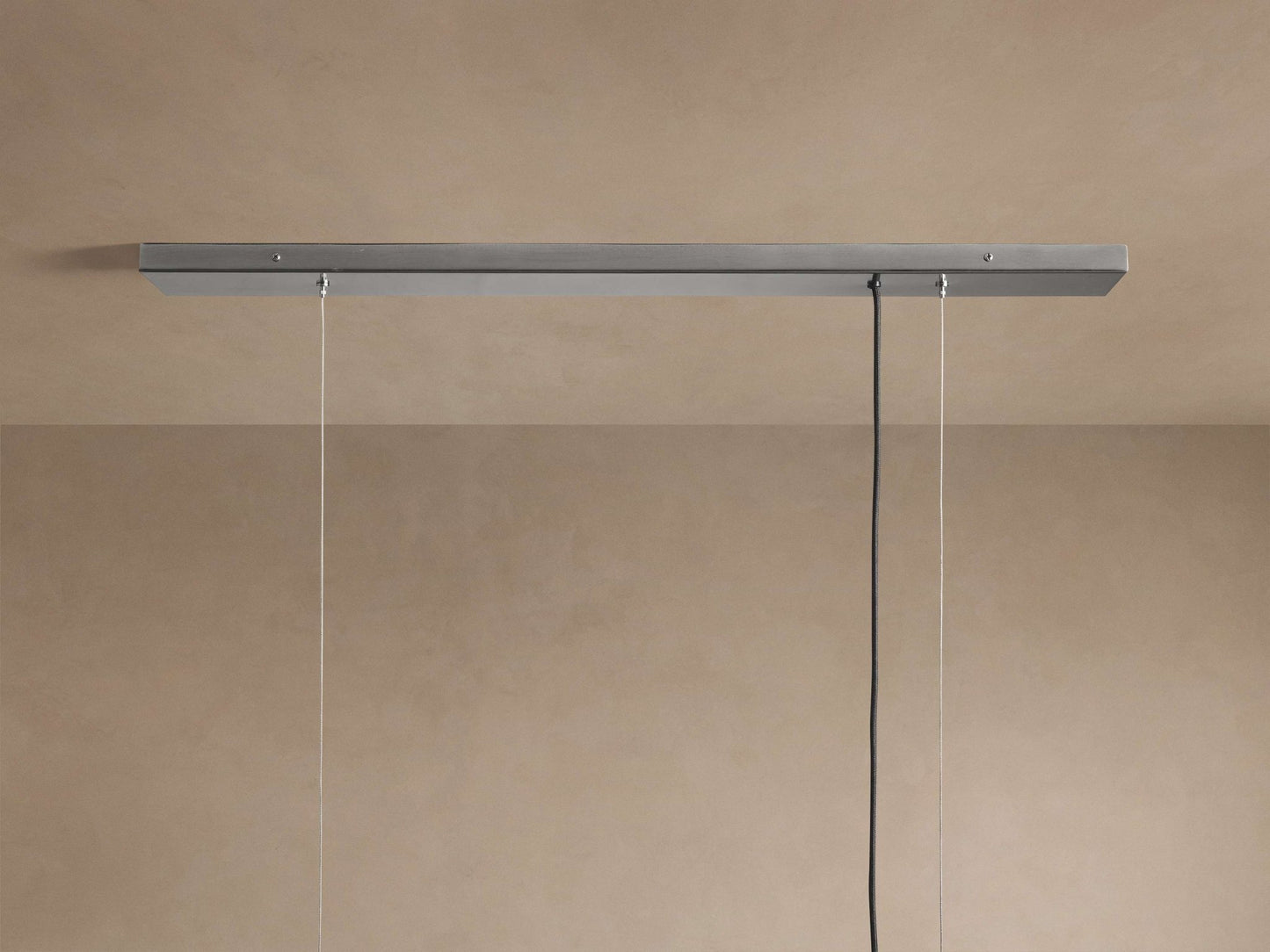 Jeunet Rectangular Chandelier in Nickel