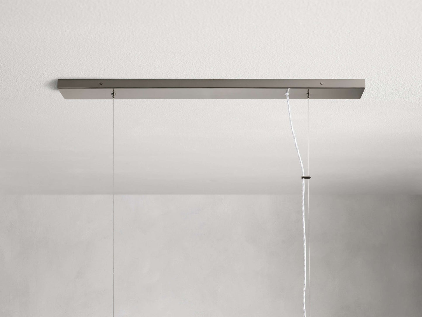 Jeunet Rectangular Chandelier in Nickel