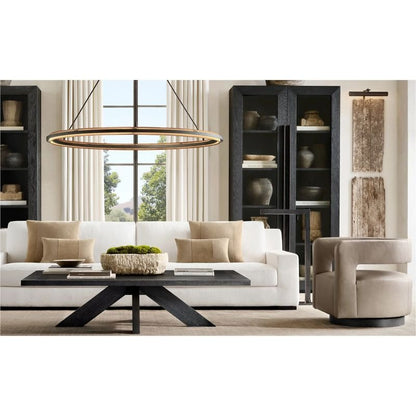 Knight Black Round Chandelier 36"/48"/60"-Nobipets