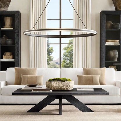 Knight Black Round Chandelier 36"/48"/60"-Nobipets