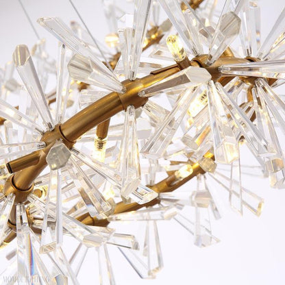 Kylia 2 Tier Ring Crystal Chandelier 60”-Nobipets