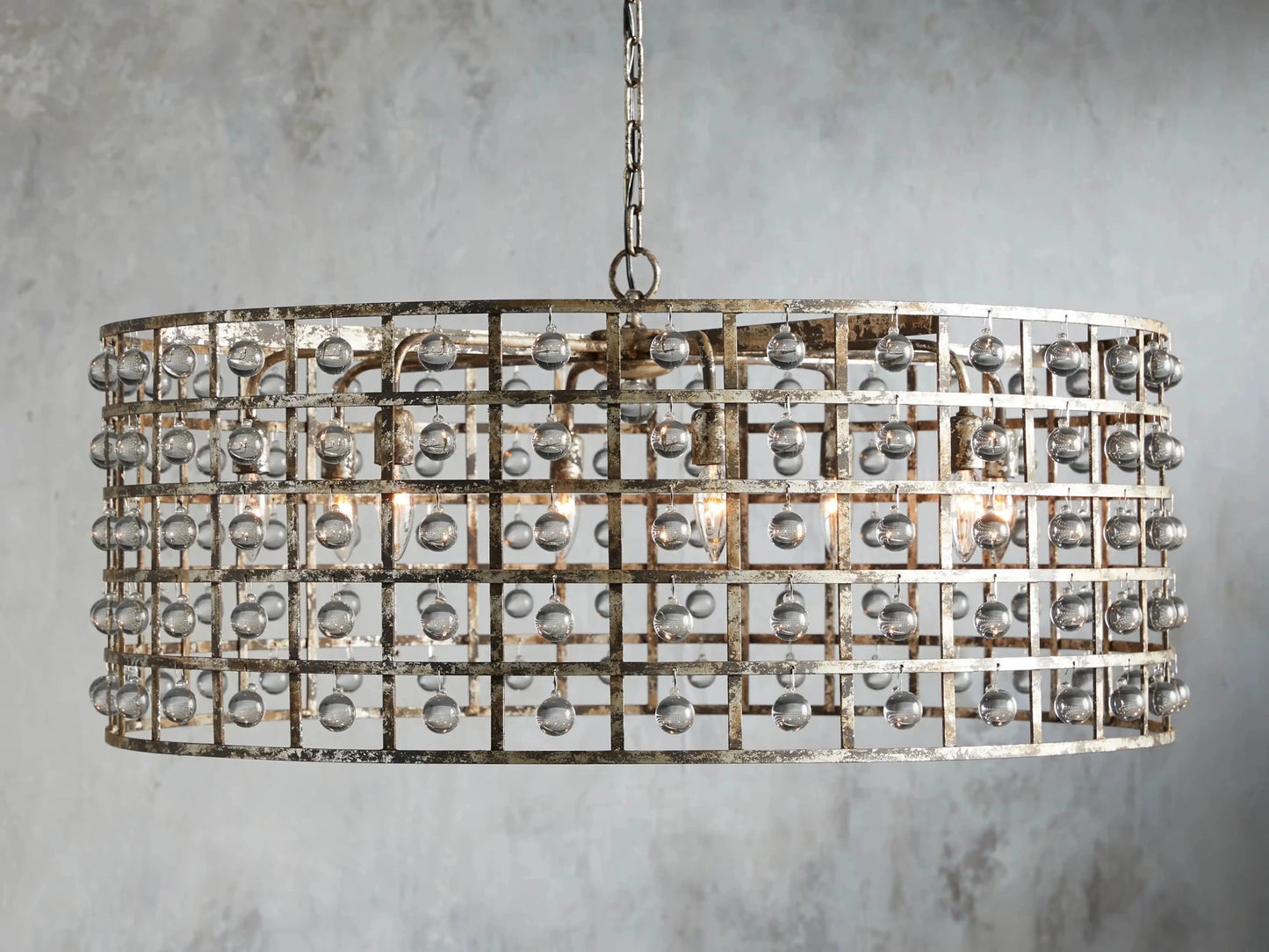 La Cage Round Chandelier 6/8/12 Light-Nobipets