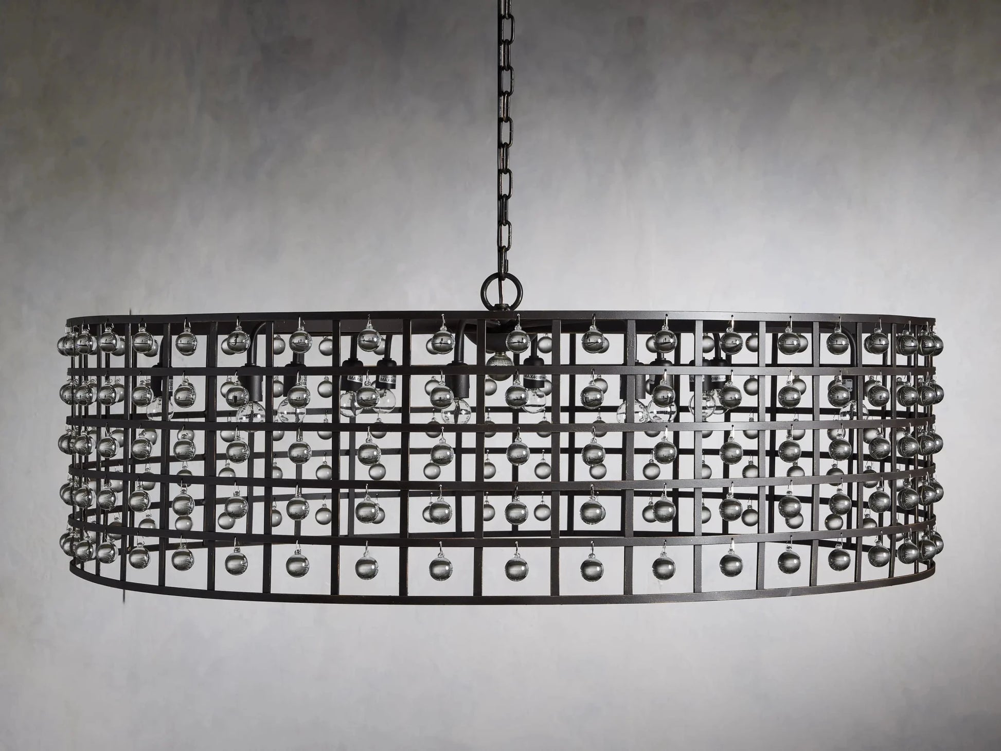 La Cage Round Chandelier 6/8/12 Light-Nobipets